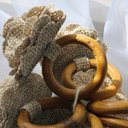 Ver imagem 3 de Kit Anel Porta Guardanapo Artesanal Flor Nude 6 Peças