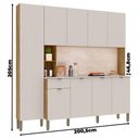 Ver imagem 5 de Kit Cozinha Pulse Freijó Soft - Kits Paraná