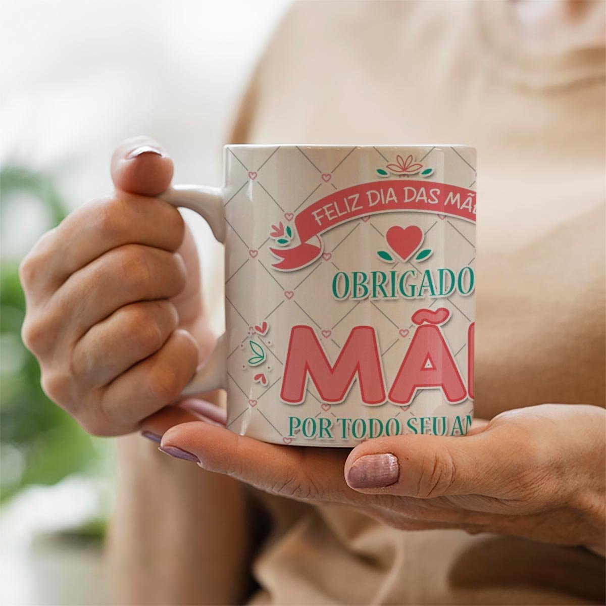 Caneca Feliz dia das mães eu te amo - 2