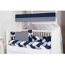 Ver imagem 2 de Kit Berço 11 Un Azul Marinho Segurança E Beleza Para O Berço