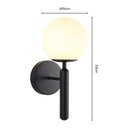 Ver imagem 4 de Arandela Skylight Basic 3123 G9 Bivolt Preto/branco