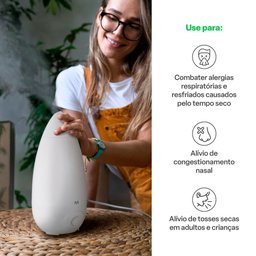 Umidificador de Ar Easy Air 2,6 L Bivolt Automático Multi Saúde - Hc118 Hc118 Multilaser Saúde - 5