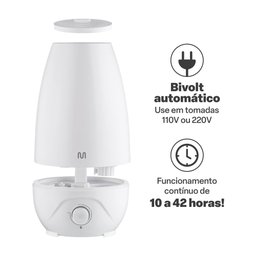 Umidificador de Ar Easy Air 2,6 L Bivolt Automático Multi Saúde - Hc118 Hc118 Multilaser Saúde - 4