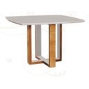 Ver imagem 1 de Mesa de Jantar Moderna Base Laqueada - Atlas-1,20x1,20 metros - Art Salas