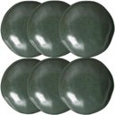 Ver imagem 1 de Kit 6 Pratos Fundos 600ml Arauco Orgânico 21cm Cerâmica Verde Porto Brasil