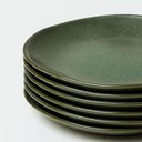 Ver imagem 4 de Kit 6 Pratos Fundos 600ml Arauco Orgânico 21cm Cerâmica Verde Porto Brasil