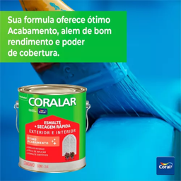 Tinta Sintético Coralar Brilhante Galão 3,6l Escolha a Cor:esm Verde Folha " - 2