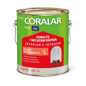 Tinta Sintético Coralar Brilhante Galão 3,6l Escolha a Cor:esm Verde Folha "
