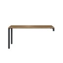 Ver imagem 6 de Escrivaninha Mesa Escritório Diretoria com Balcão Home Office Concept 3 Gavetas 1 Porta 180cm Nogal