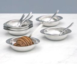 Jogo De Sobremesa Inox Pote Colher Barichello 12 Peças - 6