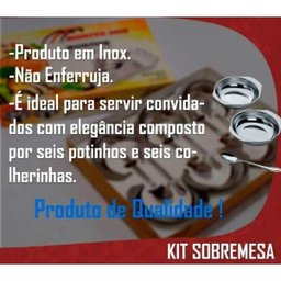 Jogo De Sobremesa Inox Pote Colher Barichello 12 Peças - 3