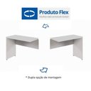 Ver imagem 5 de Escrivaninha Mesa Diretor em L 150x150cm com Pé Painel Cinza Yescasa
