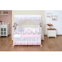 Ver imagem 3 de Kit Berço Trança Chuva De Benção Rosa Menina Nuvem 11 Peças