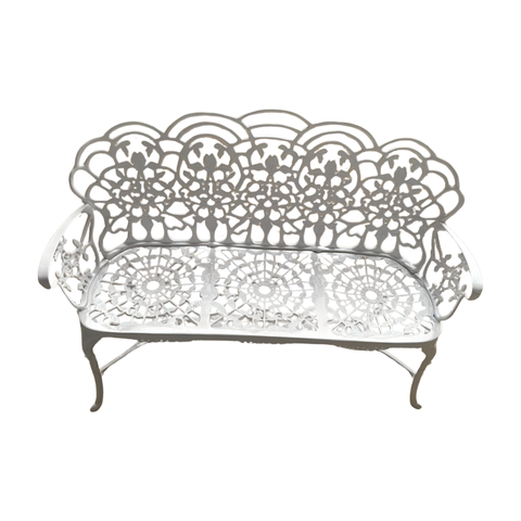 Banco de Jardim Jardim 3 Lugares em Alumínio Fundido Unifer Móveis