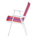 Ver imagem 6 de Cadeira Alta de Praia Piscina Dobrável em Aço Reforçada