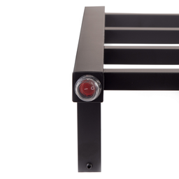 Toalheiro Térmico Grande Quadrado Preto Bivolt Timer Direito - 5