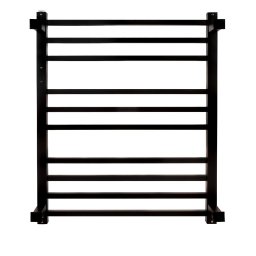 Toalheiro Térmico Grande Quadrado Preto Bivolt Timer Direito - 1
