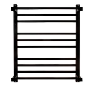 Toalheiro Térmico Grande Quadrado Preto Bivolt Timer Direito