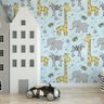 Papel de Parede Adesivo Infantil Animais Safari Bebê N4380 - 1