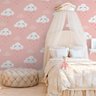 Papel De Parede Bebê Infantil Nuvem Chuva Nuvens C4311 - 1