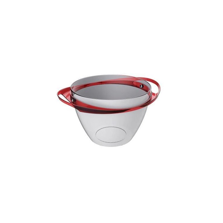 Champanheira 6,2 L Vermelho Translúcido Bebidas Crippa