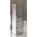 Ver imagem 2 de Porta Escova Splash Com Tampa Cristal Coza