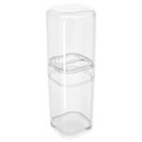 Ver imagem 1 de Porta Escova Splash Com Tampa Cristal Coza