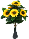 Ver imagem 1 de Arvore Realista Planta Girassol 5 Flores 95cm Artificiais