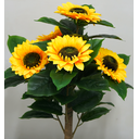 Ver imagem 2 de Arvore Realista Planta Girassol 5 Flores 95cm Artificiais