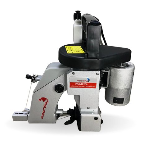 Máquina de Costurar Fechar Boca Saco Sacaria 110V Fechadeira Industrial Portátil Importway 127V IWMC