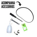 Ver imagem 6 de Máquina de Costurar Fechar Boca Saco Sacaria 110V Fechadeira Industrial Portátil Importway 127V IWMC