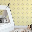 Ver imagem 1 de Papel de Parede Adesivo Infantil Poá Bolinhas Lavável C4374