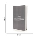Ver imagem 2 de Caixa Livro "Gray Destination Cinza" 27X17X5CmD’Rossi