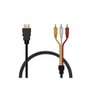 Cabo Adaptador Hdmi X Rca Imagem Comprido 1,5m Pc Tv - 1
