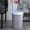 Ver imagem 1 de Lixeira Automática com Sensor 12l - Praticidade e Higiene Cor:branco