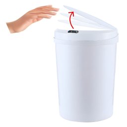 Lixeira Automática com Sensor 12l - Praticidade e Higiene Cor:branco - 2