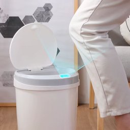 Lixeira Automática com Sensor 12l - Praticidade e Higiene Cor:branco - 5