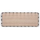 Ver imagem 4 de Bandeja Retangular de Metal com Fundo em MDF Preto Fosco