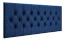 Ver imagem 1 de Cabeceira Painel Capitonê Estofada Cama Casal 1,40 - Azul