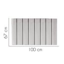 Ver imagem 2 de Painel Estofada Carla 100cm Solteiro Para Cama Box Quarto Suede Cinza Claro - Gat Magazine