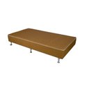 Ver imagem 1 de Cama Box Base Solteiro Hotelaria Orthotel Tecido Brown (96x203x24) - Ortobom