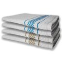 Ver imagem 5 de 4 Panos de Prato Atoalhado Felpudo Premium Azul+marrom