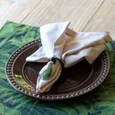 Ver imagem 5 de Kit Jogo Americano 4 Lugares Mesa Posta Verde Musgo 52x36cm:verde Musgo