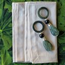 Ver imagem 6 de Kit Jogo Americano 4 Lugares Mesa Posta Verde Musgo 52x36cm:verde Musgo