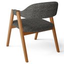 Ver imagem 7 de Kit 4 Cadeiras de Jantar e Estar Living Estofada Nadja L02 Linho Mescla Chumbo - Lyam Decor