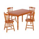 Ver imagem 1 de Conjunto Mesa de Jantar Piratini com 4 Cadeiras Mel