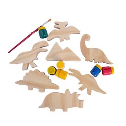 Kit Com 6 Peças Dinossauro Para Colorir - 2
