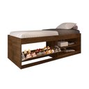 Ver imagem 3 de Cama Bau Solteiro Com Sapateira Embutida Malbec Vanessa Framar