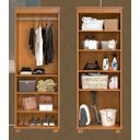 Ver imagem 3 de Armário Multiuso 2 Portas com Chave Dallas Cinamomo/off White