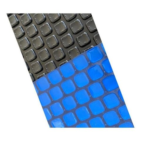Lona Térmica Piscina 7X3,5 300 Micras Proteção Uv Black/Blue